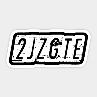 2jzgte (Black) Sticker